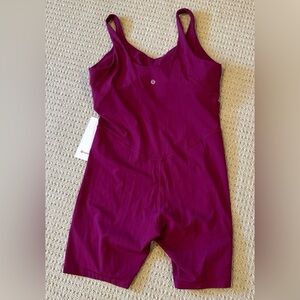 Lululemon Athletica  align bodysuit in magenta purple